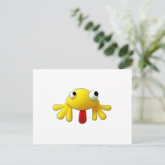 CrazyFrog.png Postkarte (Stehend Vorderseite)