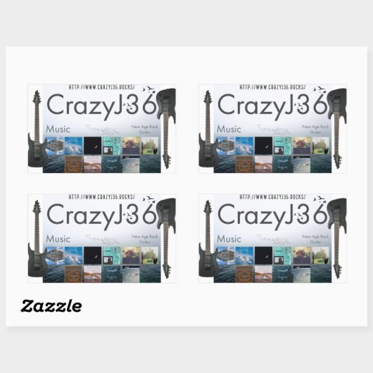 CrazyJ36 Sticker (Blatt)