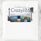 CrazyJ36 Sticker (Tasche)