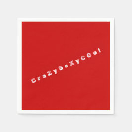 CrazySexyCool-Papier-Tücher Serviette