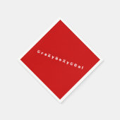 CrazySexyCool-Papier-Tücher Serviette (Ecke)