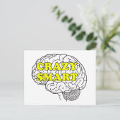 crazysmart postkarte (Stehend Vorderseite)
