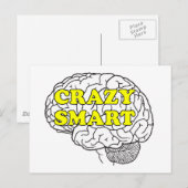 crazysmart postkarte (Vorne/Hinten)
