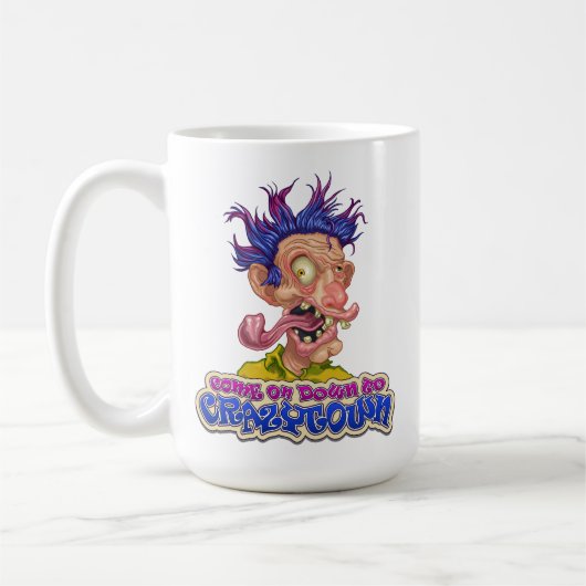 Crazytown 15oz Mug Kaffeetasse (Links)