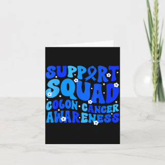 Crc colon cancer awareness support squad blue karte