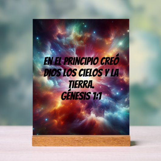 Creación Divina Acrylschild (Neutral)