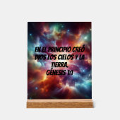 Creación Divina Acrylschild (Vorderseite)