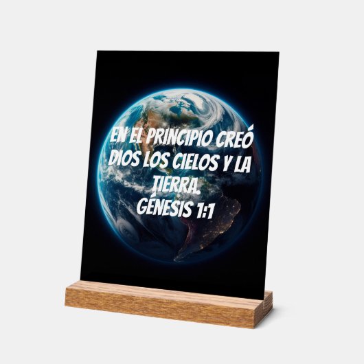 Creación Divina Acrylschild (Winkel)