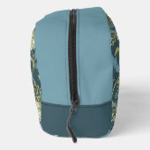 Cream and Blue Floral Art Nouveau Waschbeutel (Rechts)