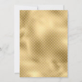 Cream and Gold Foil Lace Islamische Hochzeit Einladung (Rückseite)