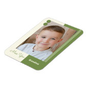 Cream and Green Miss You Grandma Magnet (Linke Seite)