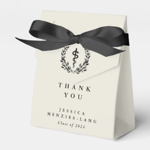 Cream Asclepius Medical Abschluss Geschenkschachtel