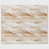 Cream Beach Sand Geburtstag Geschenkpapier (Flach)