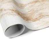 Cream Beach Sand Geburtstag Geschenkpapier (Rolleneckpunkt)