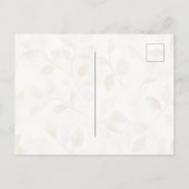 Cream Beach Sea Turtles Thinking of you Postkarte (Rückseite)