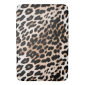 Cream Black Leopard Badematte (Vorderseite Vertikal)