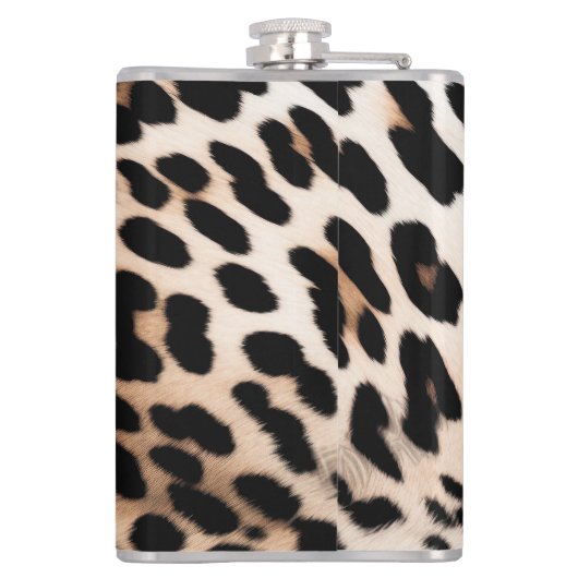 Cream Black Leopard Flachmann (Rückseite)