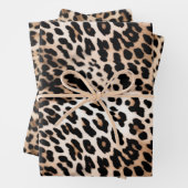 Cream Black Leopard Geschenkpapier Set (Beispiel)