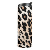 Cream Black Leopard Thermosbecher (Nach links gedreht)
