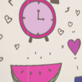 Cream & Blue pattern for Your Kid Room Tapete (Naht)