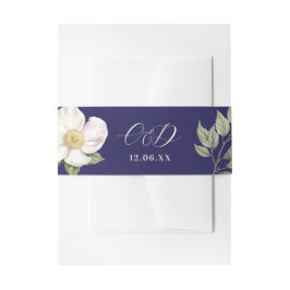 Cream Blume Hochzeitskuttelband Einladungsbanderole