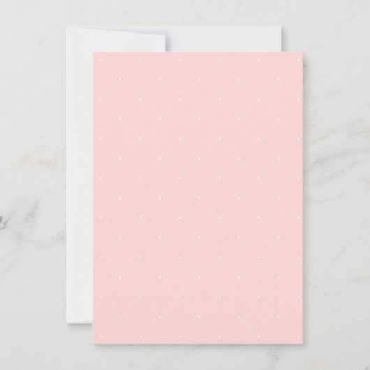 Cream Blush & Gold ist eine Girl-Floral-Baby-Dusch Einladung (Rückseite)