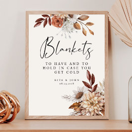 Cream Boho Hochzeit zu haben und zu trinken Zeiche Poster