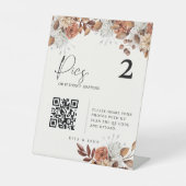 Cream Boho Pics oder passte nicht zur Seatekarte Sockelschild (Vorderseite)