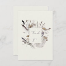 Cream Boho Wildlflower Babydusche Vielen Dank