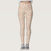 Cream-Brick Paisley Leggings (Vorderseite)