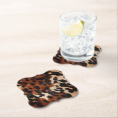 Cream Brown Black Cowhide Untersetzer (Vor Ort)