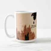 Cream Brown Cowhide Kaffeetasse (Links)