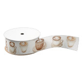 Cream Brown Cups Coffee Ripsband (Spule)
