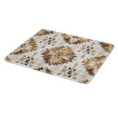 Cream Brown Native Tribal Schneidebrett (Ecke)
