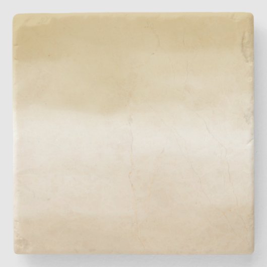 Cream Brown Ombre Steinuntersetzer (Vorderseite)
