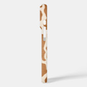 Cream Brown Safari Giraffe Tierwerbung Case-Mate iPhone Hülle (Rückseite / Links)