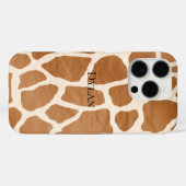 Cream Brown Safari Giraffe Tierwerbung Case-Mate iPhone Hülle (Rückseite (Horizontal))