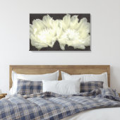 Cream Cactus Blume Leinwanddruck (Insitu (Schlafzimmer))