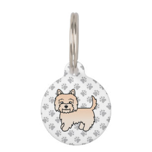 Cream Cairn Terrier Niedlich Cartoon Dog & Pet's I Haustiermarke
