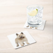 Cream Cairn Terrier Puppy Dog Liebe Rechteckiger Pappuntersetzer (Vor Ort)