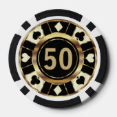 Cream Casino Chip Las Vegas  (Rückseite)