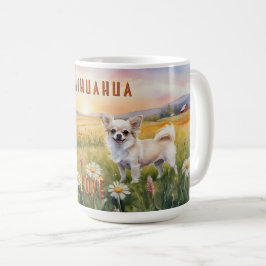 Cream Chihuahua Twins bei Sunrise Kaffeetasse