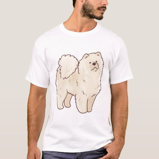 Cream chow Zauber T-Shirt (Vorderseite)