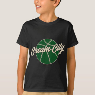Cream City Retro Vintage Milwaukee Basketball Wisc T-Shirt