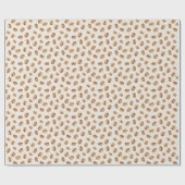 Cream Coffee Beans Geschenkpapier (Flach)