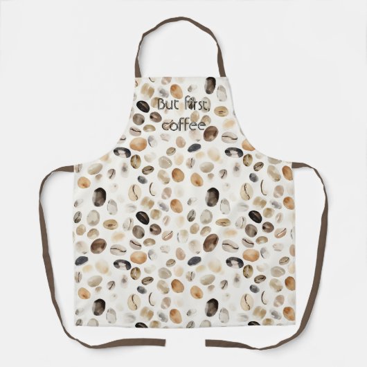Cream Coffee Beans Schürze (Vorderseite)