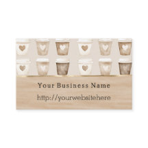 Cream Coffee Heart Cups Geschäftsname Webseite