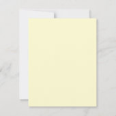 Cream color elegant modern minimalist plain name (Rückseite)