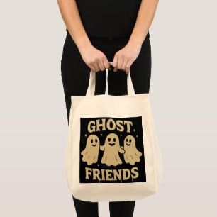 Cream Colored Ghost Friends Tragetasche