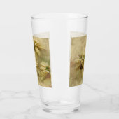 Cream Colored Poinsettias Digitale Kunst Glas (Links)